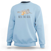 Cute Neil the Seal Traffic Cone Meme Sweatshirt Funny Viral Chaotic Southern Elephant Seal