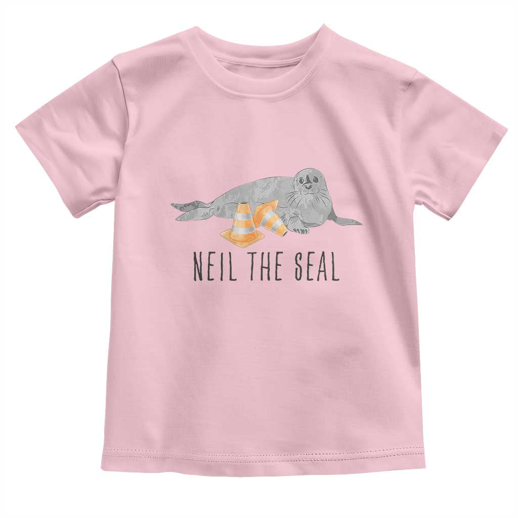 Cute Neil the Seal Traffic Cone Meme Toddler T Shirt Funny Viral Chaotic Southern Elephant Seal