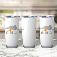 Cute Neil the Seal Traffic Cone Meme Tumbler Cup Funny Viral Chaotic Southern Elephant Seal