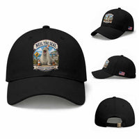 Retro Neil the Seal Tasmanias Chaos Icon Baseball Cap Funny Roaring Elephant Seal Traffic Cone Meme