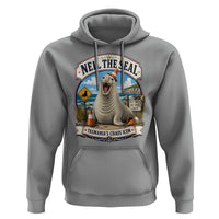 Retro Neil the Seal Tasmanias Chaos Icon Hoodie Funny Roaring Elephant Seal Traffic Cone Meme