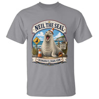 Retro Neil the Seal Tasmanias Chaos Icon T Shirt Funny Roaring Elephant Seal Traffic Cone Meme