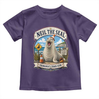 Retro Neil the Seal Tasmanias Chaos Icon Toddler T Shirt Funny Roaring Elephant Seal Traffic Cone Meme