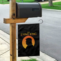 The Lying King Silhouette Sunrise Political Satire Parody Graphic Garden Flag