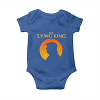 The Lying King Silhouette Sunrise Political Satire Parody Graphic Baby Onesie