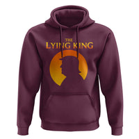 The Lying King Silhouette Sunrise Political Satire Parody Graphic Hoodie