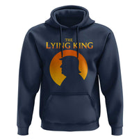 The Lying King Silhouette Sunrise Political Satire Parody Graphic Hoodie