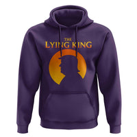 The Lying King Silhouette Sunrise Political Satire Parody Graphic Hoodie