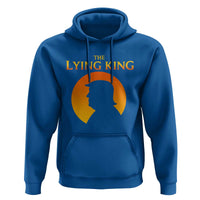 The Lying King Silhouette Sunrise Political Satire Parody Graphic Hoodie