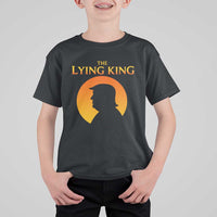 The Lying King Silhouette Sunrise Political Satire Parody Graphic T Shirt For Kid