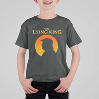 The Lying King Silhouette Sunrise Political Satire Parody Graphic T Shirt For Kid