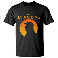 The Lying King Silhouette Sunrise Political Satire Parody Graphic T Shirt