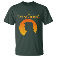 The Lying King Silhouette Sunrise Political Satire Parody Graphic T Shirt