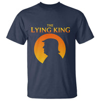 The Lying King Silhouette Sunrise Political Satire Parody Graphic T Shirt
