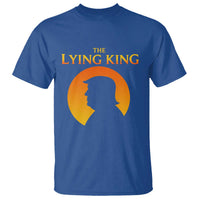 The Lying King Silhouette Sunrise Political Satire Parody Graphic T Shirt