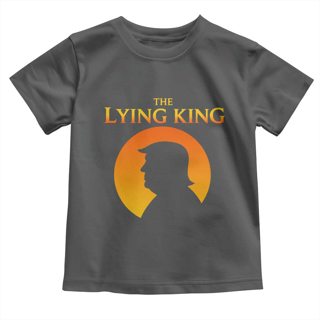 The Lying King Silhouette Sunrise Political Satire Parody Graphic Toddler T Shirt