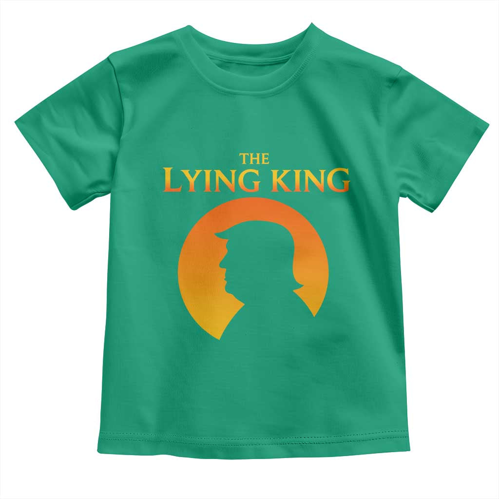 The Lying King Silhouette Sunrise Political Satire Parody Graphic Toddler T Shirt