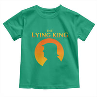 The Lying King Silhouette Sunrise Political Satire Parody Graphic Toddler T Shirt