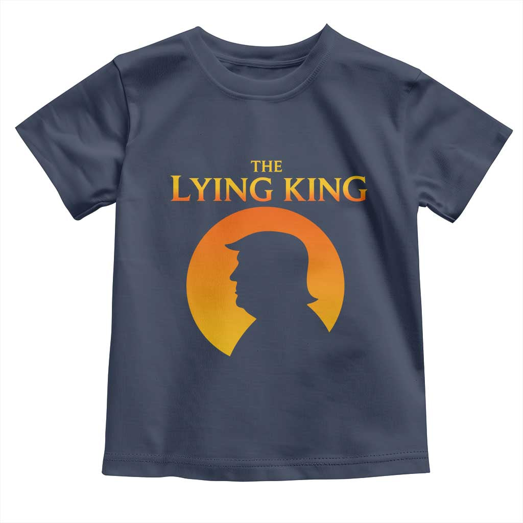The Lying King Silhouette Sunrise Political Satire Parody Graphic Toddler T Shirt