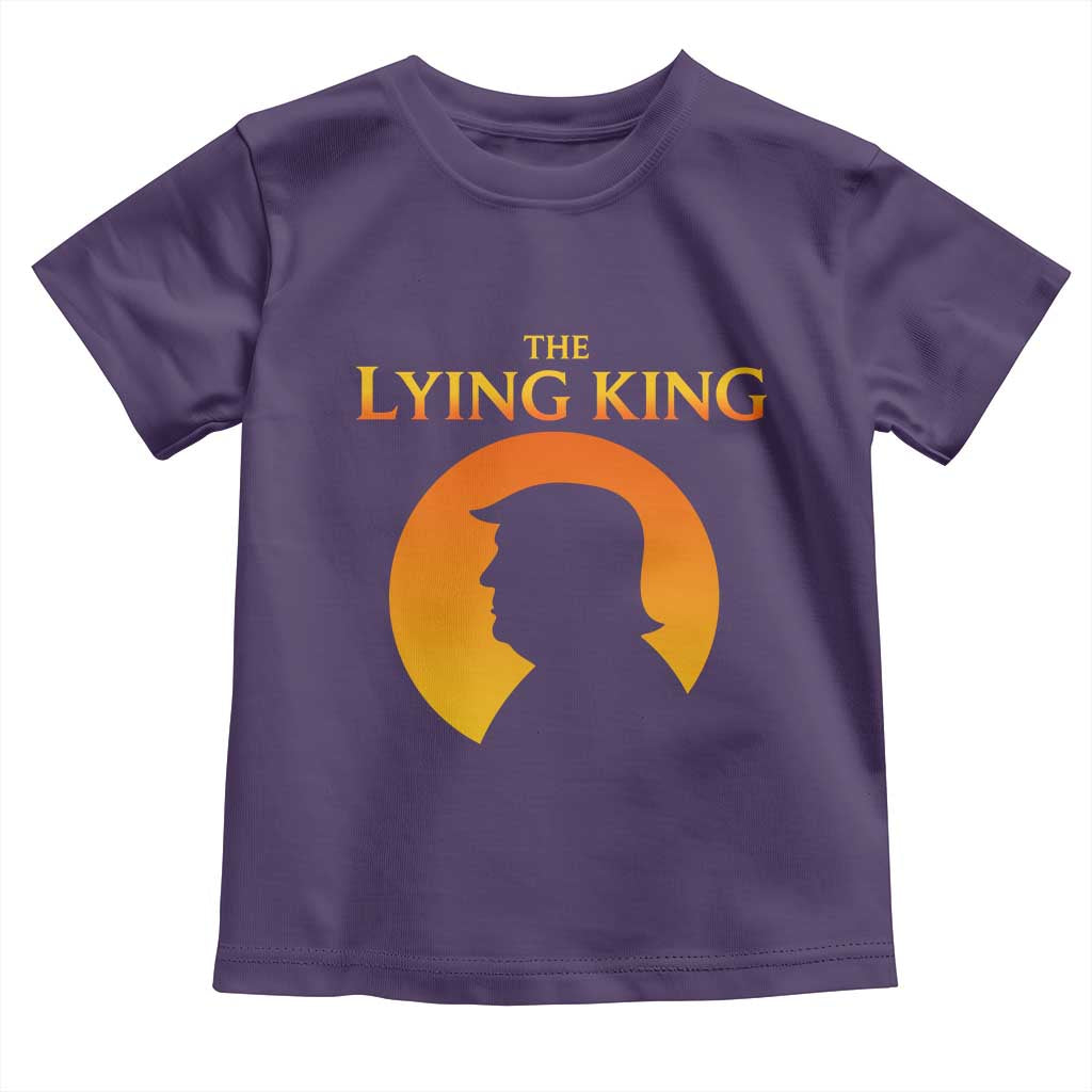 The Lying King Silhouette Sunrise Political Satire Parody Graphic Toddler T Shirt