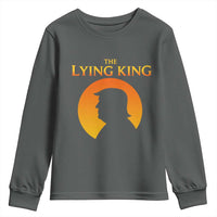The Lying King Silhouette Sunrise Political Satire Parody Graphic Youth Sweatshirt