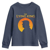 The Lying King Silhouette Sunrise Political Satire Parody Graphic Youth Sweatshirt