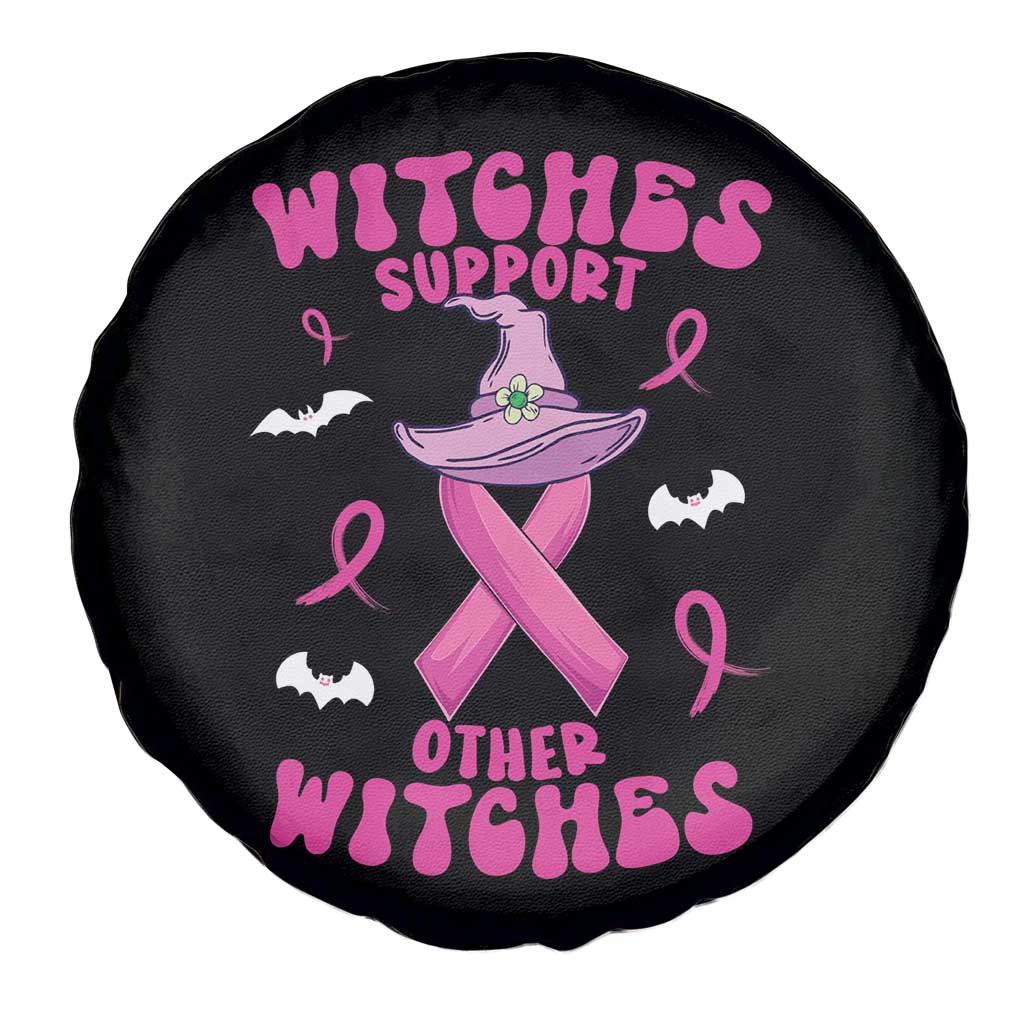 Witch Breast Cancer Warrior Spare Tire Cover Witches Support Other Witches Halloween Vibe
