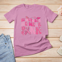 Breast Cancer Witch T Shirt In October We Wear Pink Ribbon Witch Halloween Breast Cancer Awareness - Wonder Print Shop