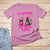 Breast Cancer Cat T Shirt In October We Wear Pink Black Cat Halloween Breast Cancer Awareness - Wonder Print Shop