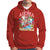 Aloha Hawaiian Christmas Mele Kalikimaka Tropical Xmas Surfing Santa Hoodie - Wonder Print Shop