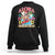 Aloha Hawaiian Christmas Mele Kalikimaka Tropical Xmas Surfing Santa Sweatshirt - Wonder Print Shop