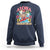 Aloha Hawaiian Christmas Mele Kalikimaka Tropical Xmas Surfing Santa Sweatshirt - Wonder Print Shop