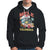 Mele Kalikimaka Hawaiian Christmas Tropical Xmas Surfing Skeleton Hoodie - Wonder Print Shop