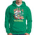 Mele Kalikimaka Hawaiian Christmas Tropical Xmas Surfing Skeleton Hoodie - Wonder Print Shop