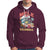 Mele Kalikimaka Hawaiian Christmas Tropical Xmas Surfing Skeleton Hoodie - Wonder Print Shop