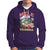 Mele Kalikimaka Hawaiian Christmas Tropical Xmas Surfing Skeleton Hoodie - Wonder Print Shop