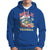 Mele Kalikimaka Hawaiian Christmas Tropical Xmas Surfing Skeleton Hoodie - Wonder Print Shop