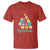 Tropical Island Hawaii Flowers Christmas Tree Mele Kalikimaka T Shirt - Wonder Print Shop