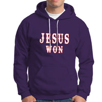Christianity Religion Jesus Won Texas Hoodie - Wonder Print Shop