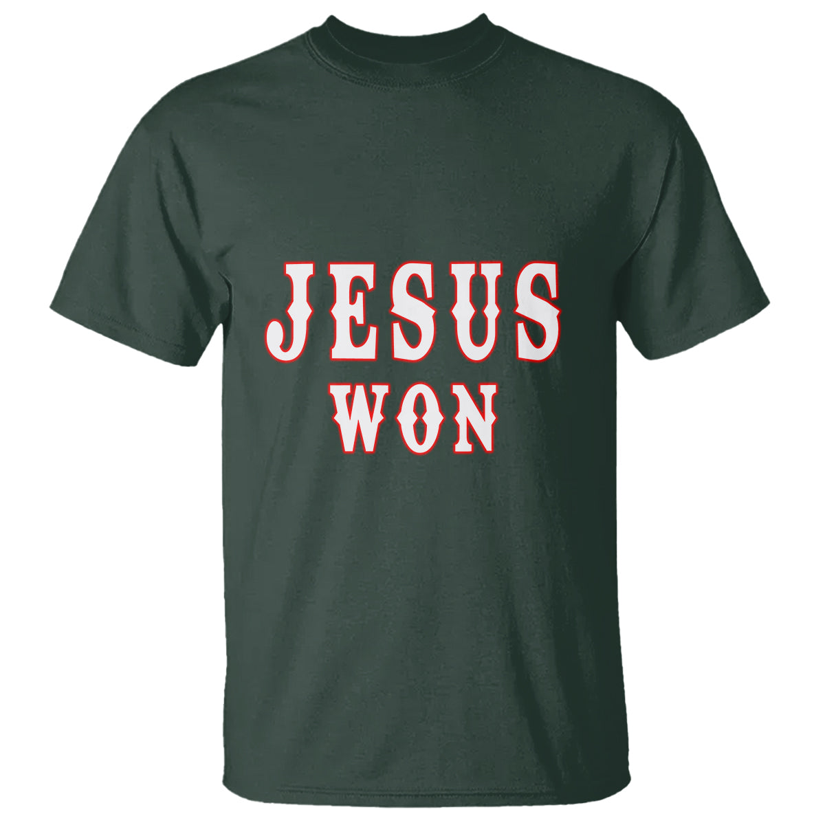 Christianity Religion Jesus Won Texas T Shirt - Wonder Print Shop
