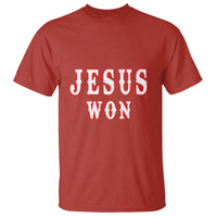Christianity Religion Jesus Won Texas T Shirt - Wonder Print Shop