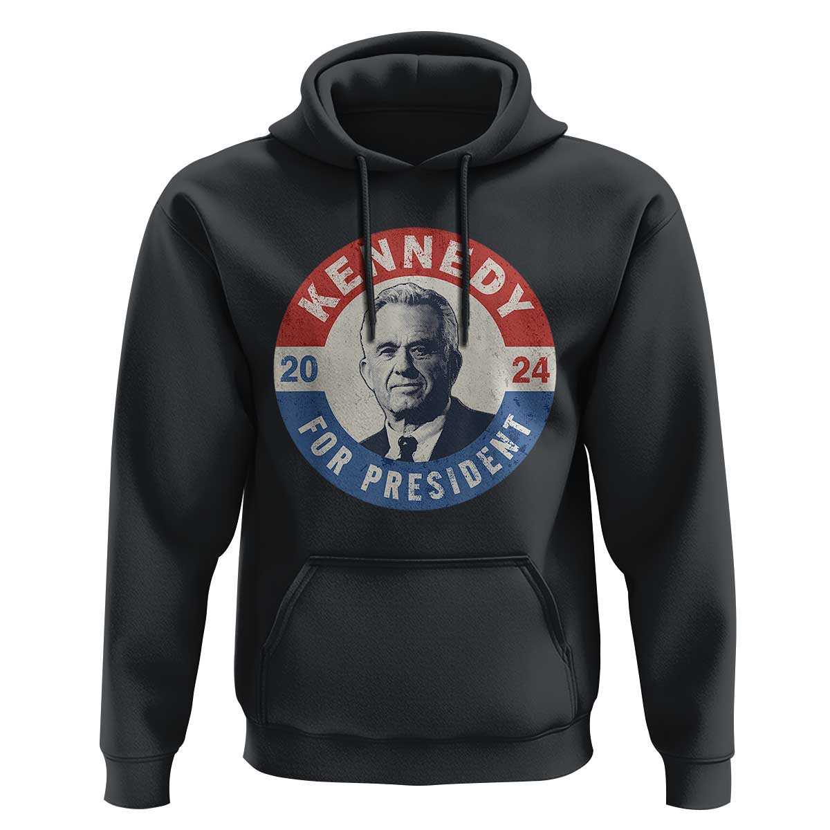 RFK Jr Kennedy 2024 Hoodie For President Vintage Button