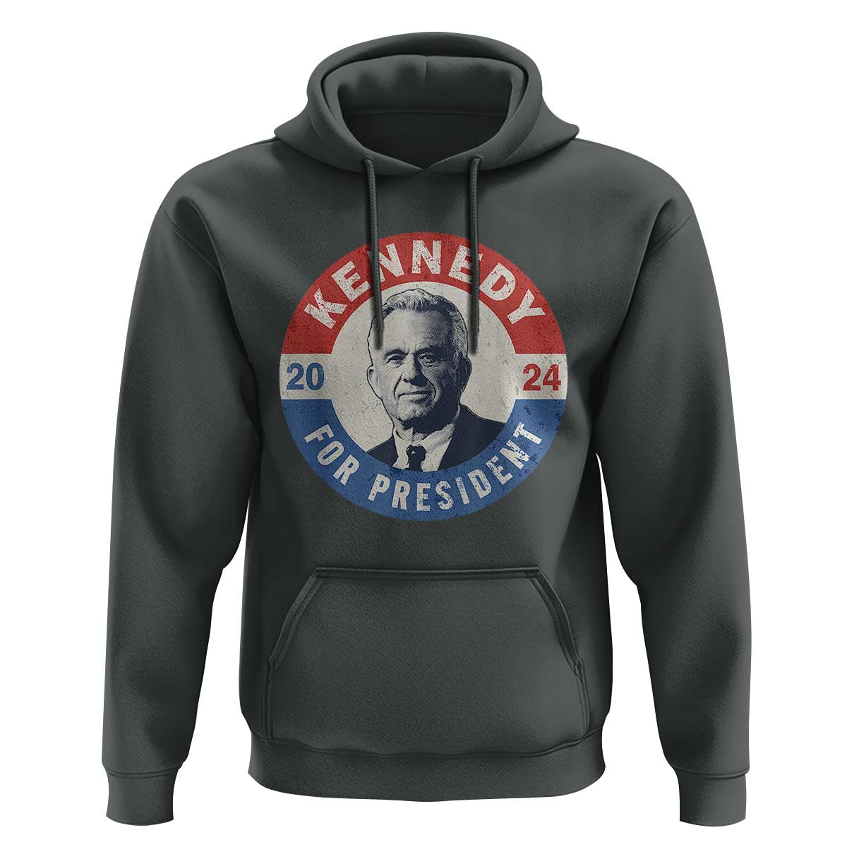 RFK Jr Kennedy 2024 Hoodie For President Vintage Button