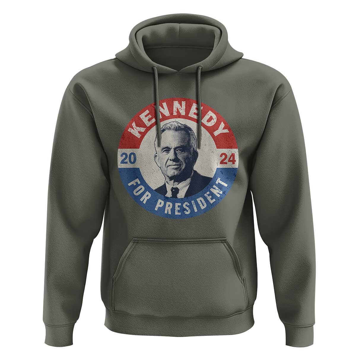RFK Jr Kennedy 2024 Hoodie For President Vintage Button