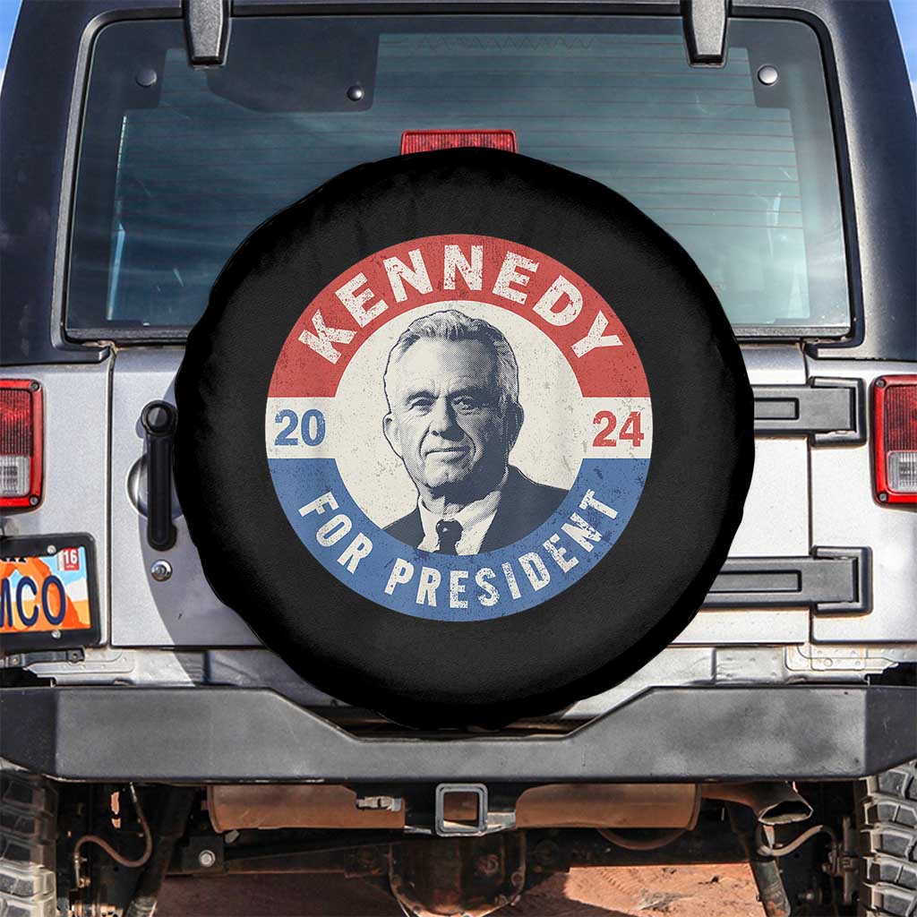 RFK Jr Kennedy 2024 Spare Tire Cover For President Vintage Button