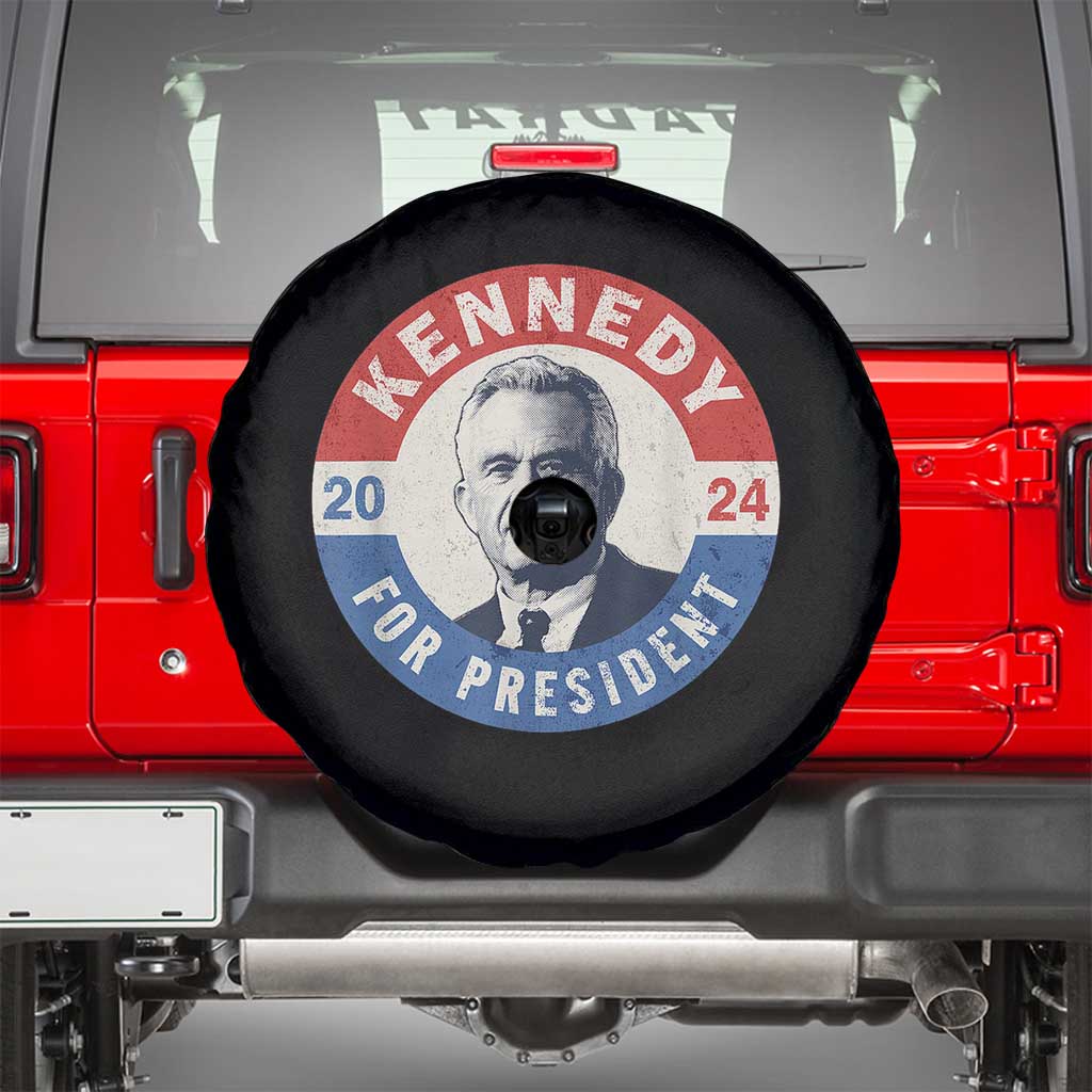 RFK Jr Kennedy 2024 Spare Tire Cover For President Vintage Button