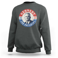 RFK Jr Kennedy 2024 Sweatshirt For President Vintage Button - Wonder Print Shop