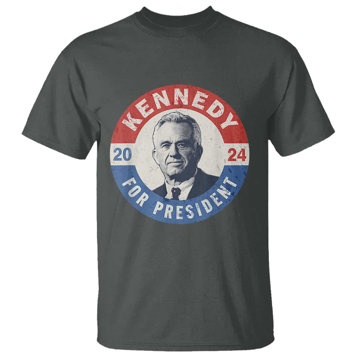 RFK Jr Kennedy 2024 T Shirt For President Vintage Button - Wonder Print Shop