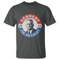 RFK Jr Kennedy 2024 T Shirt For President Vintage Button - Wonder Print Shop
