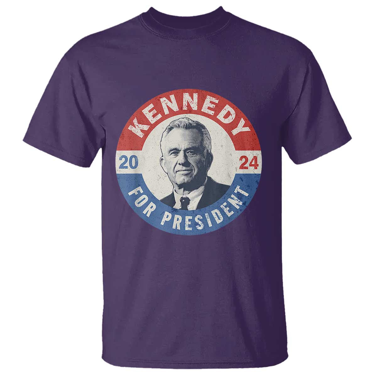 RFK Jr Kennedy 2024 T Shirt For President Vintage Button - Wonder Print Shop
